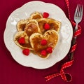 ValentineÃ¢â¬â¢s Day Pancake Hearts